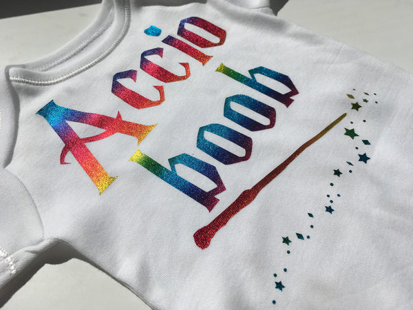 Accio Boob in Rainbow Vest