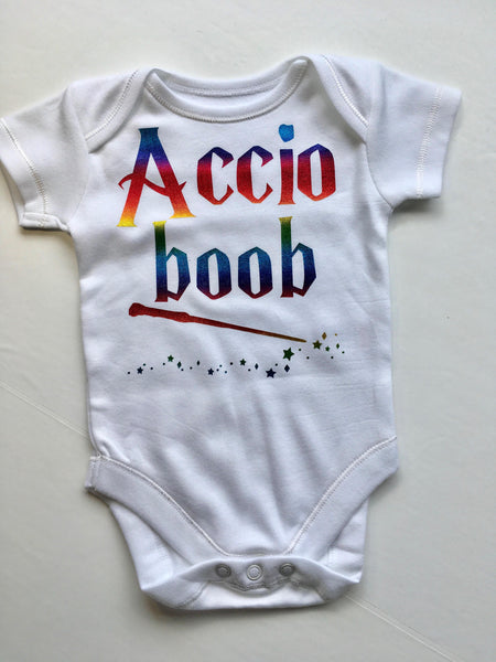 Accio Boob in Rainbow Vest