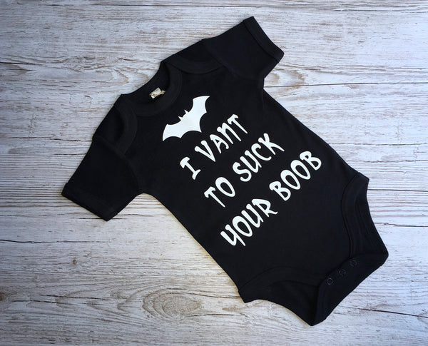 I Vant to Suck Your Boob Vest - Halloween Outfit