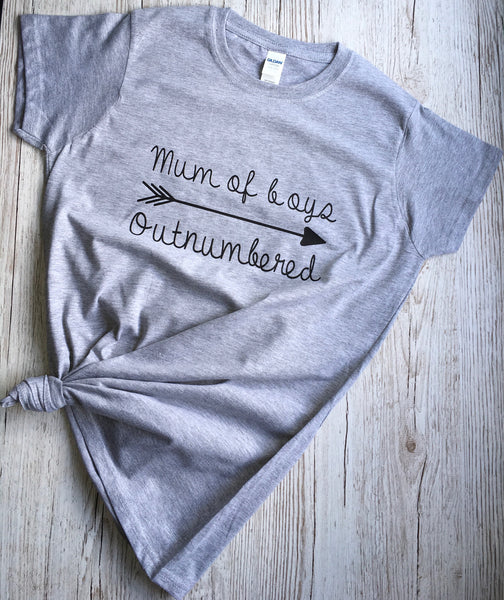 Mum of boys tee