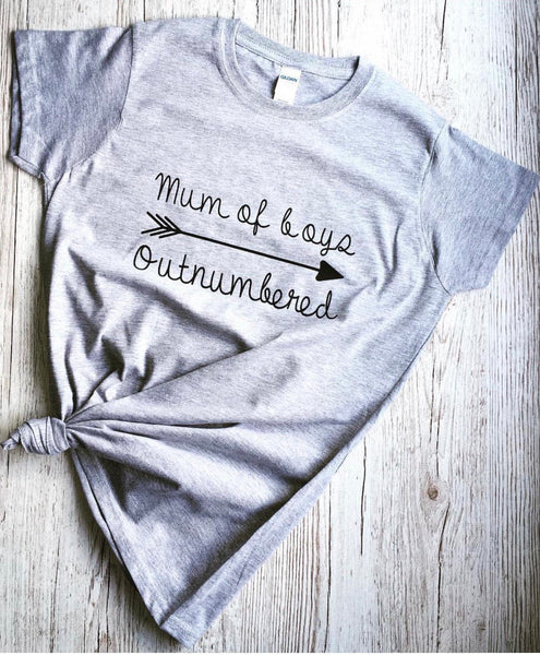 Mum of boys tee