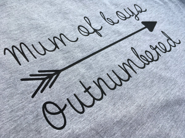 Mum of boys tee