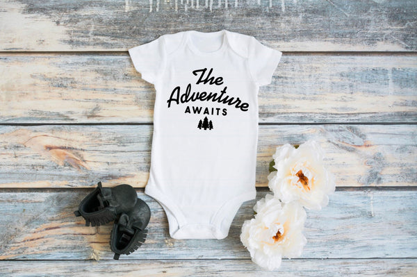 Adventure Awaits New Baby Vest